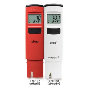 [한나기계] HI 98107 (pHep®) - pH/온도 테스터기 (0.1pH)